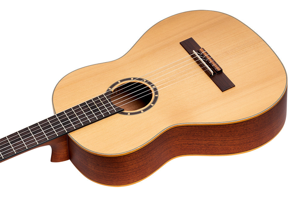 ORTEGA Family Series Pro 4/4 Classical Slim Neck Guitar 6 String Lefty - Cedar / Mahogany Natural + Gigbag