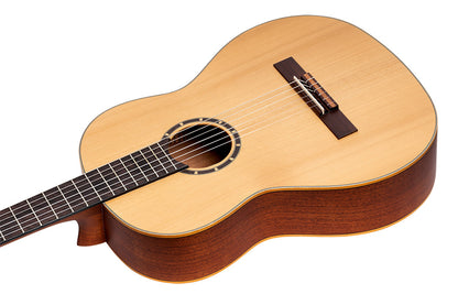ORTEGA Family Series Pro 4/4 Classical Slim Neck Guitar 6 String Lefty - Cedar / Mahogany Natural + Gigbag