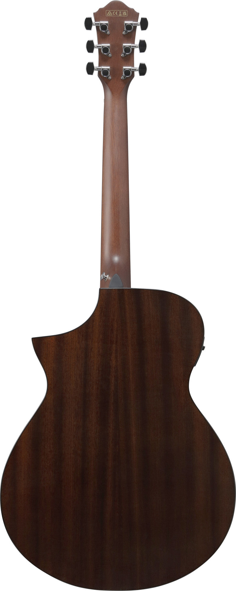 IBANEZ AEWC Acoustic Guitar 6-String - Transparent Black Sunburst Top & Natural High Gloss Back & Side