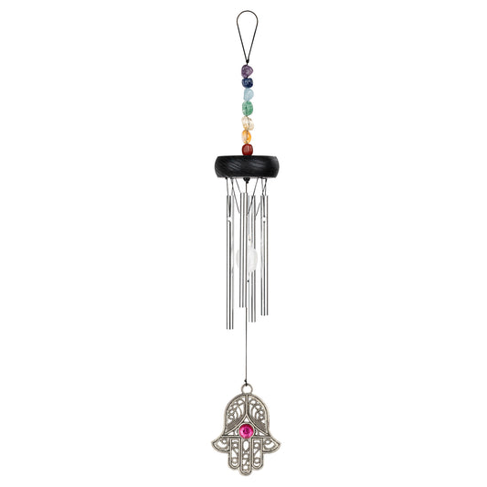 MEINL Sonic Energy Mini Hamsa Chakra Chime 12"/30 cm - Silver