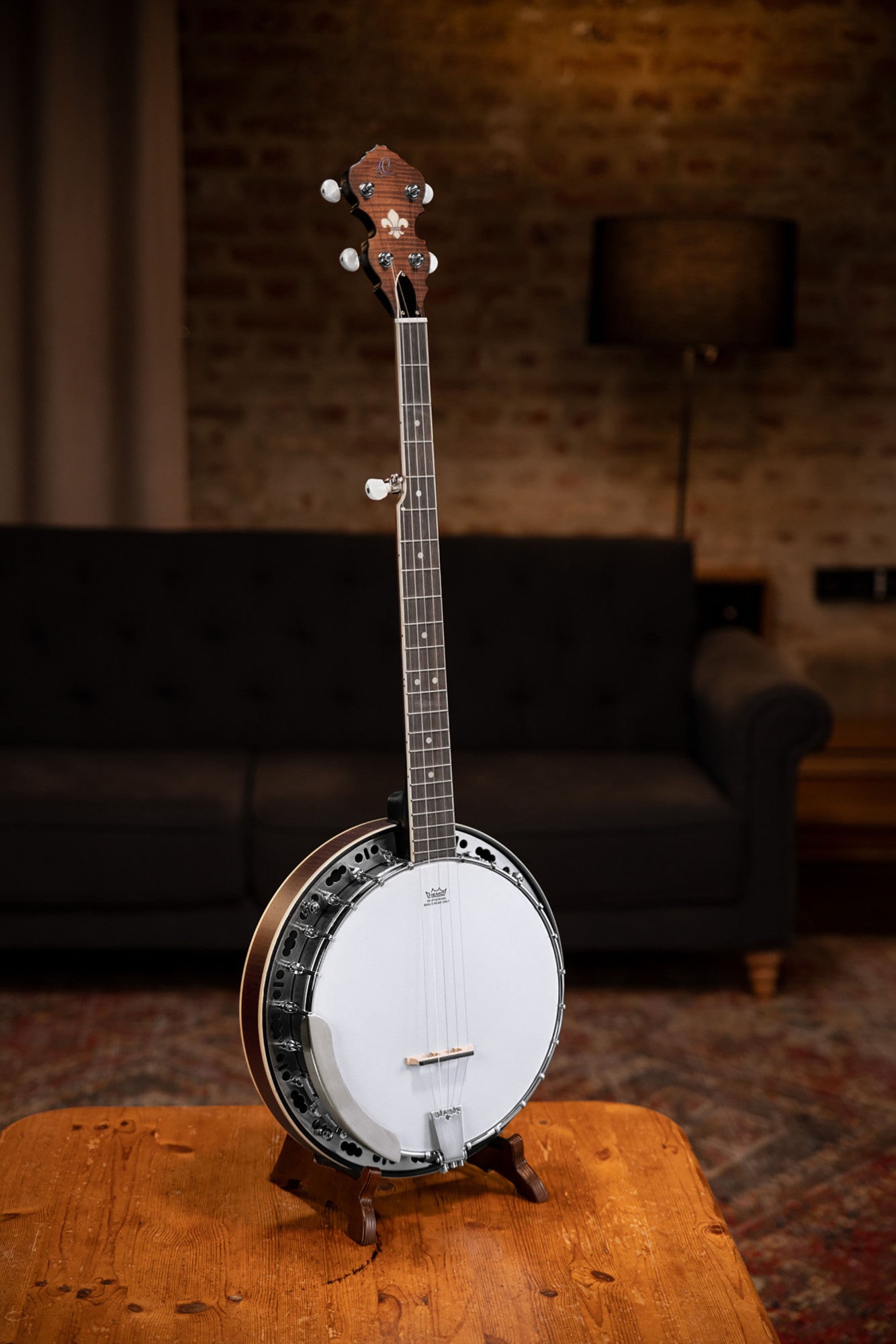 ORTEGA Americana Serie Banjo 5 String - Open Back / Mahogany Satin Whiskey Burst