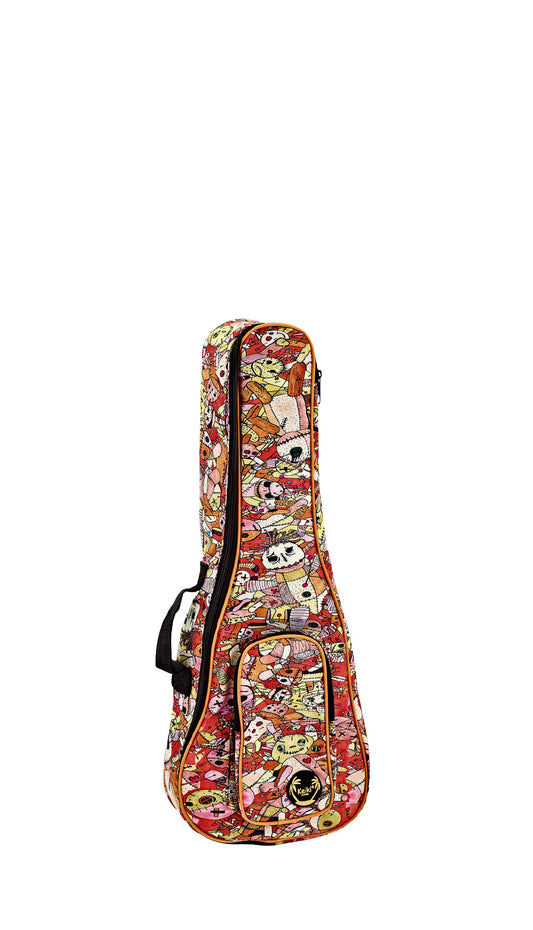 KEIKI Designer Serie Tenor Ukulele Bag - Voodoo Puppet