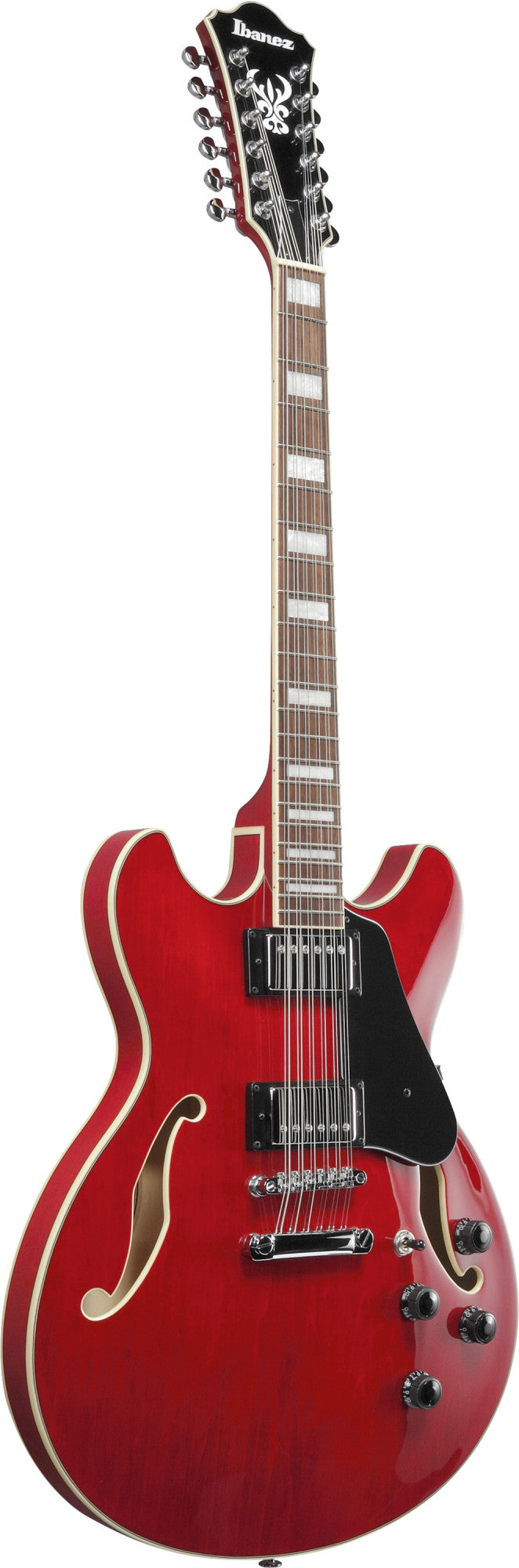 IBANEZ Artcore AS Hollow Body Guitar 12-String - Transparent Cherry Red