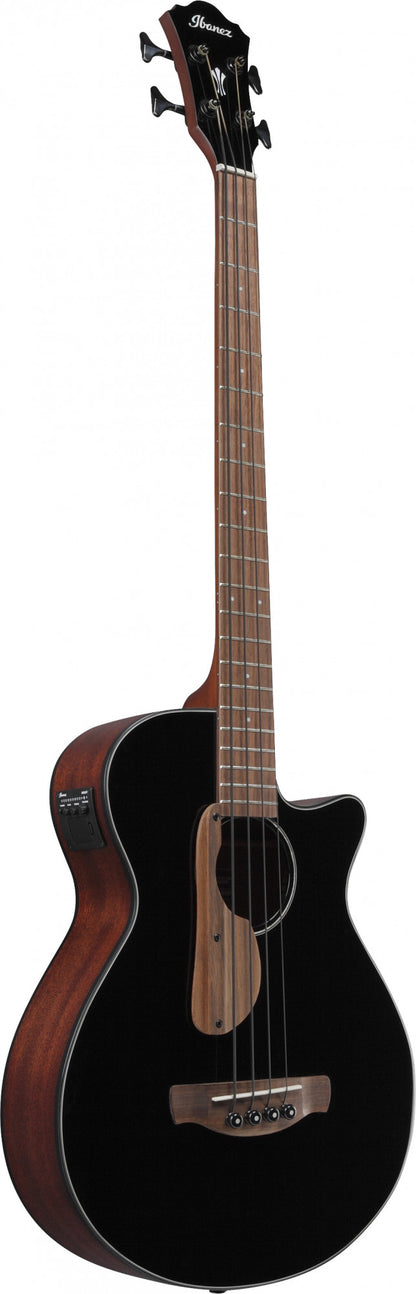 IBANEZ AEGB Acoustic Bass 4-String - Black High Gloss