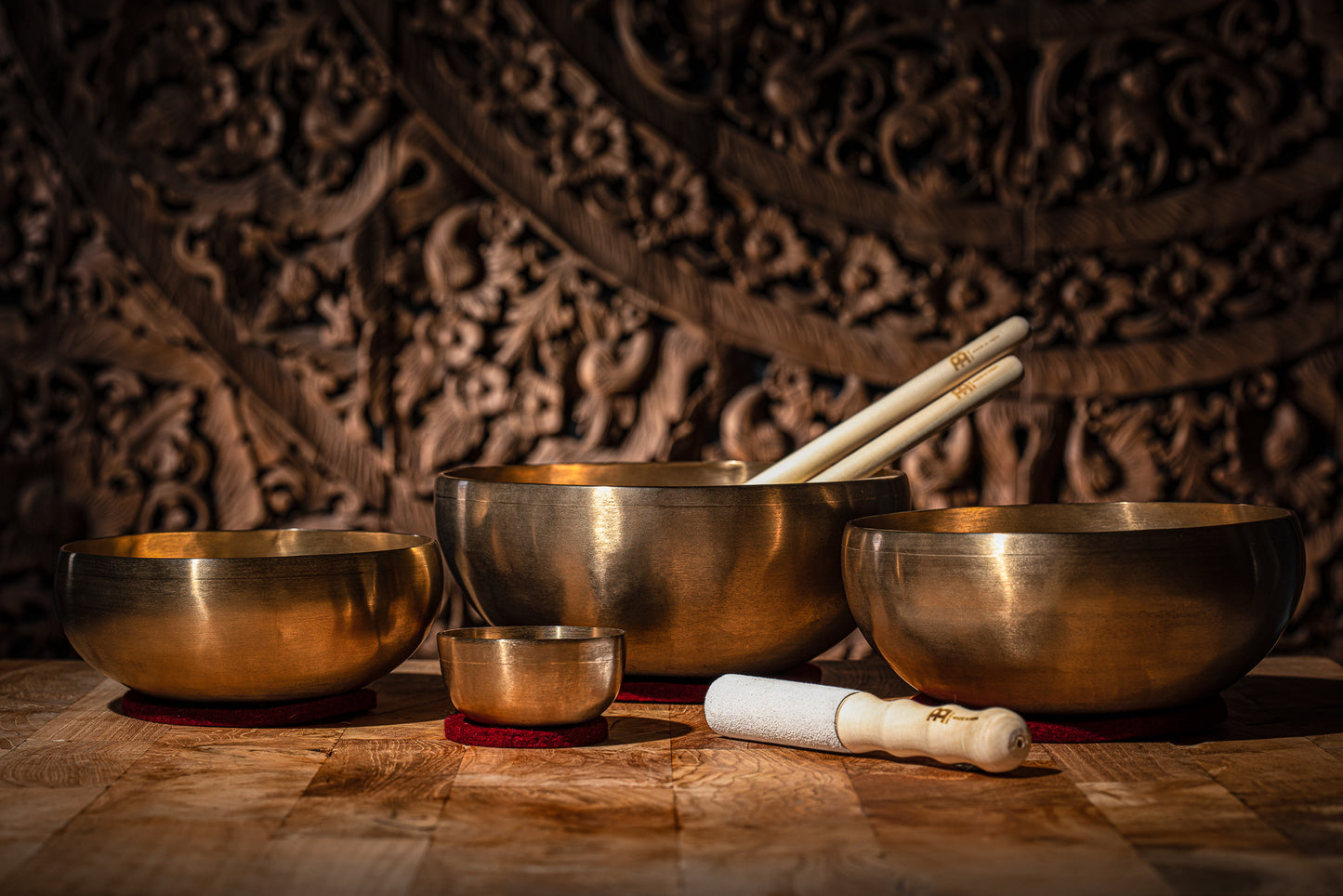 MEINL Sonic Energy Cosmos Series Singing Bowl Set 7 pcs - 250/1000/1500/2000g + Mallets