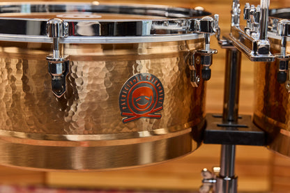 MEINL Percussion Artist Series Patricio "El Chino" Diaz Signature 14" & 15" Timbales - Bronze