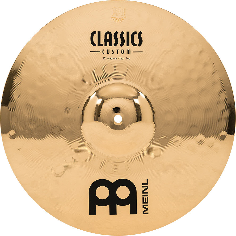 MEINL Cymbals Classics Custom Brilliant Medium Hihat - 15"