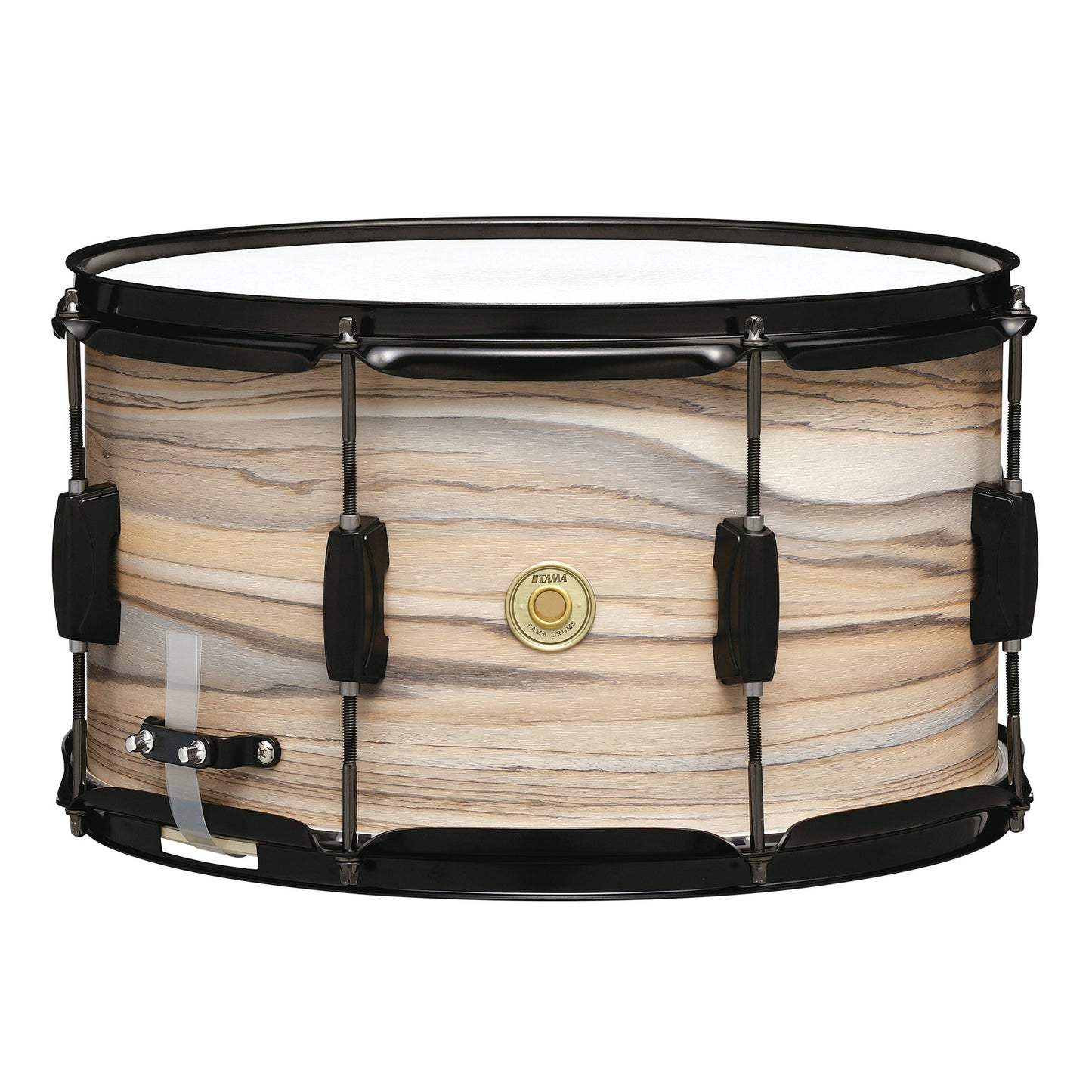 TAMA Woodworks Snaredrum 14" x 8" - Natural Zebrawood Wrap