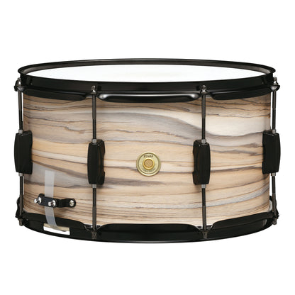 TAMA Woodworks Snaredrum 14" x 8" - Natural Zebrawood Wrap