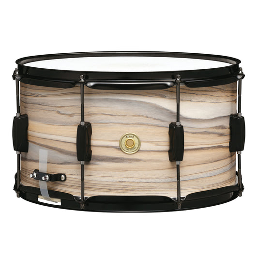 TAMA Woodworks Snaredrum 14" x 8" - Natural Zebrawood Wrap