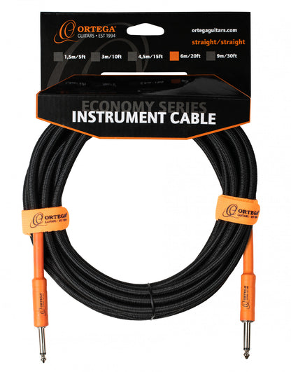ORTEGA Economy Series Instrumentenkabel - 6m / 20ft