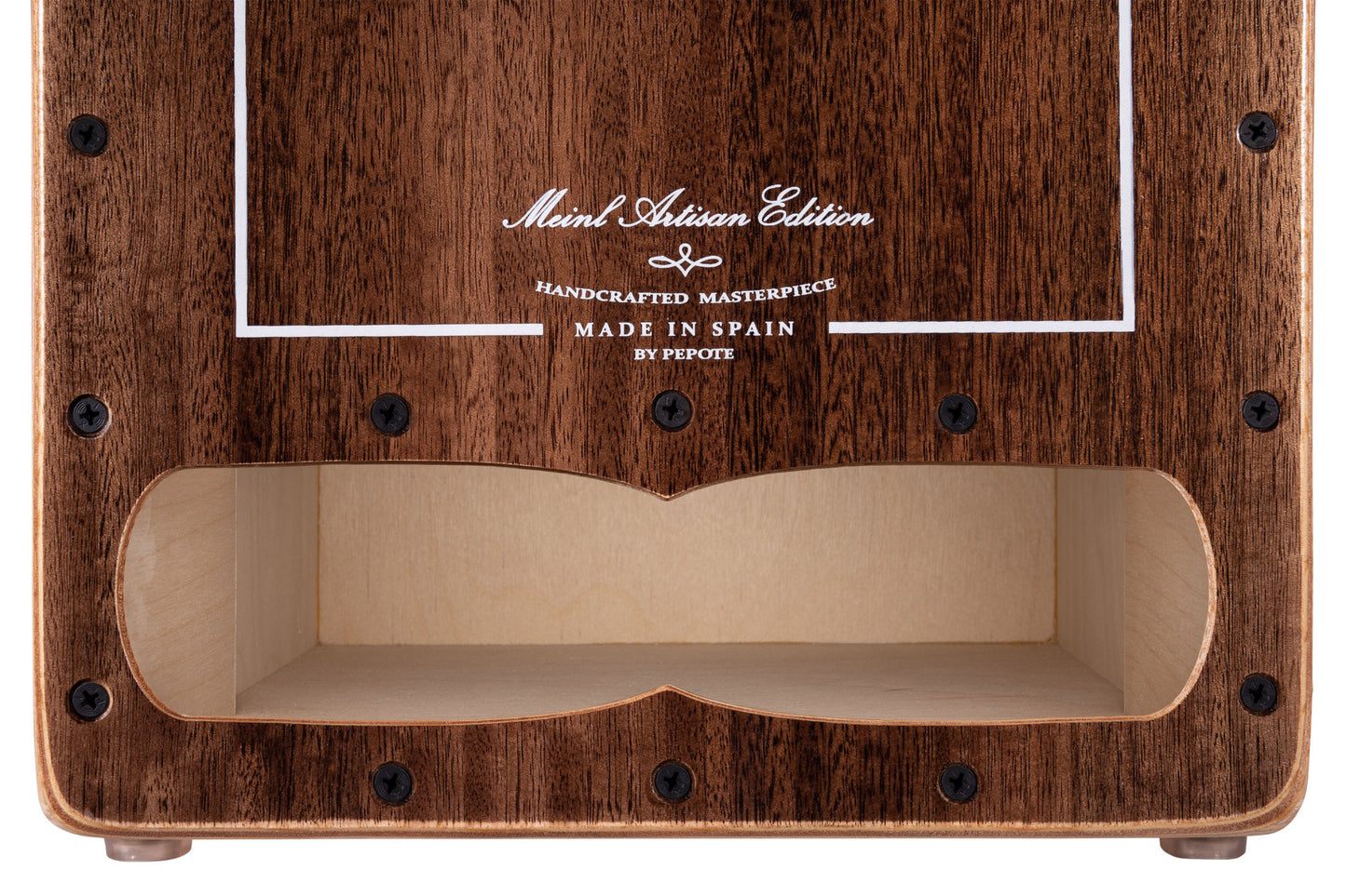 MEINL Percussion Artisan Edition Series String Cajon Cantina Line - Brown Eucalyptus