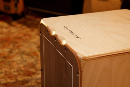 MEINL Percussion Artisan Edition Series String Cajon Tango Line - Grey Eucalyptus
