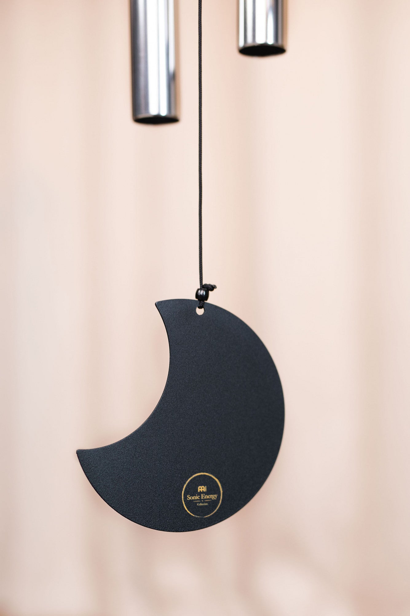 Meinl Sonic Energy Moon Meditation Chime 44"/110 cm - 432 Hz - Runder Bogendeckel/Silber
