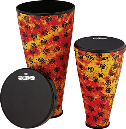 MEINL Drum Circle Stack Drum Series Drum Set - 9 1/2" & 12"