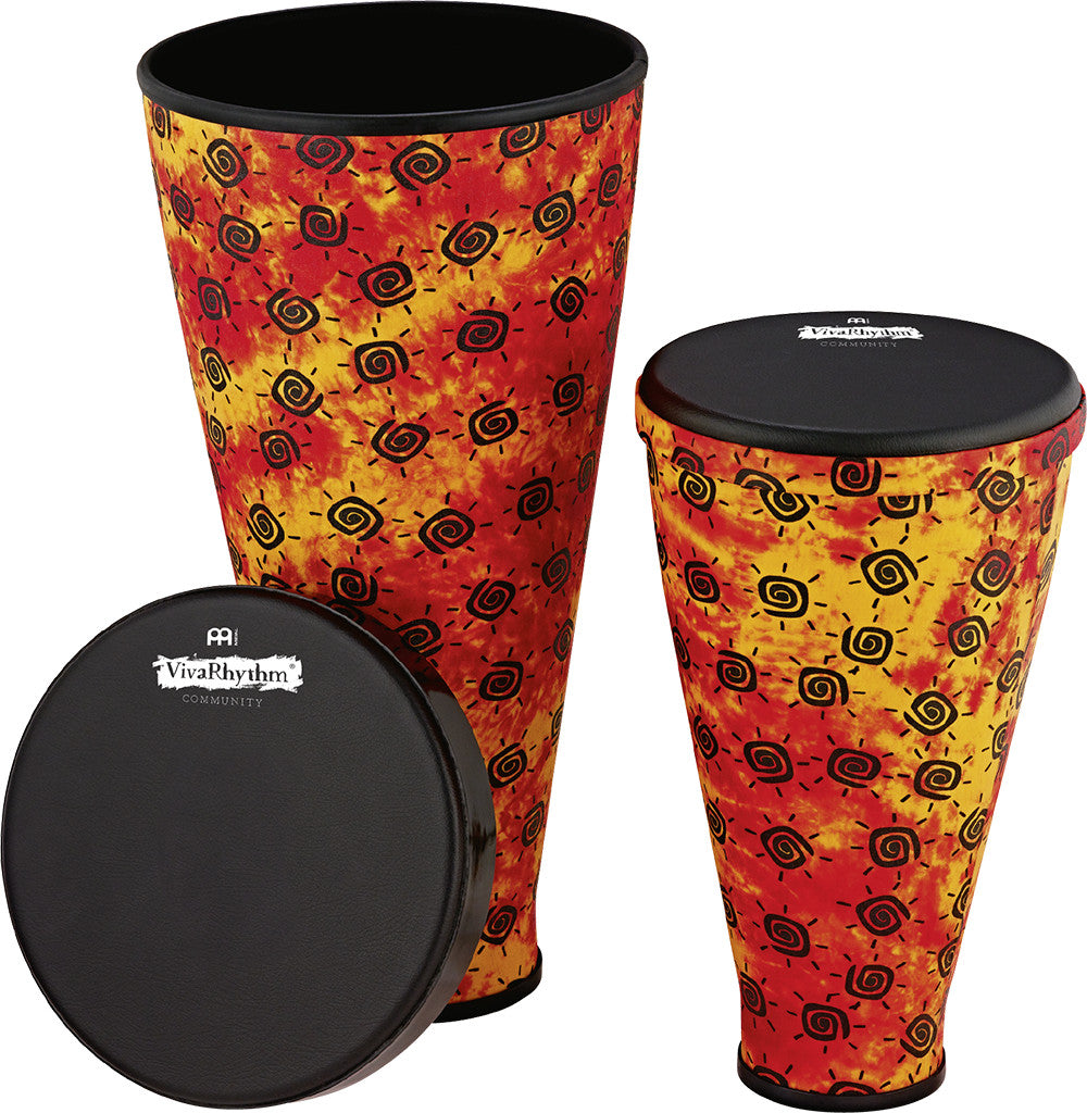 MEINL Drum Circle Stack Drum Series Drum Set - 9 1/2" & 12"