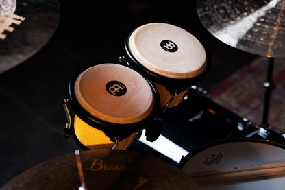 MEINL Percussion Journey Series Bongo 6 1/2" Macho & 7 1/2" Hembra - Illuminating Yellow