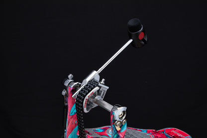 TAMA 50th Limited Iron Cobra Power Glide Twin Pedal - Marble Coral Swirl