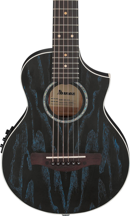 IBANEZ EWP Piccolo Guitar 6-String - Galaxy Aqua Open Pore + Gig Bag