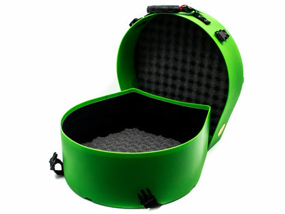 HARDCASE Snare Case 14" (5“ – 8“) - Light Green / komplett gepolstert