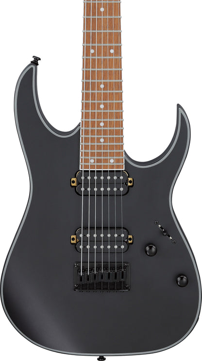 IBANEZ RG Electric Guitar 7-String - Black Flat