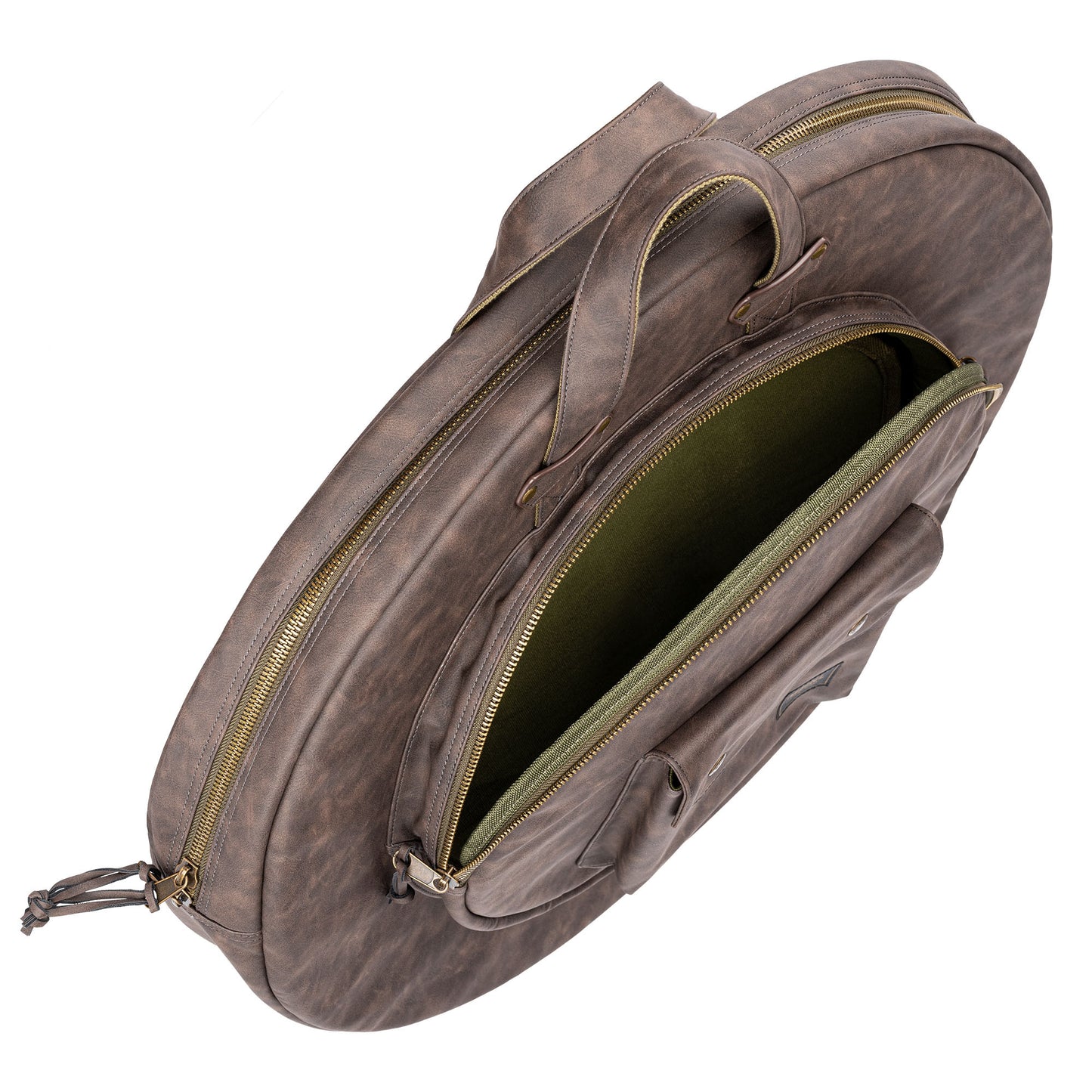 MEINL Cymbals Vintage Hyde Cymbal Bag 22" - Dark Brown