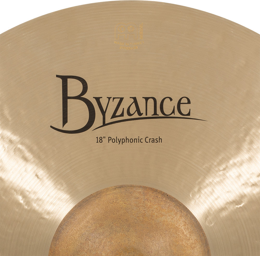 MEINL Cymbals Byzance Traditional Polyphonic Crash - 18"