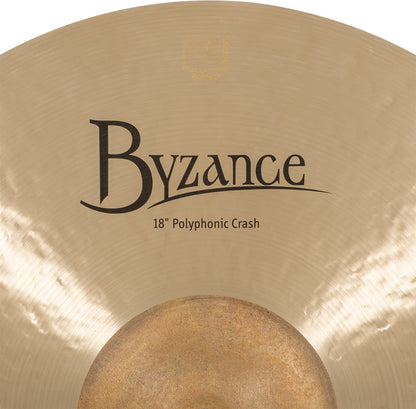 MEINL Cymbals Byzance Traditional Polyphonic Crash - 18"