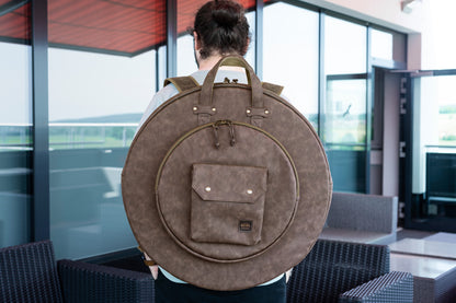 MEINL Cymbals Vintage Hyde Cymbal Bag 22" - Dark Brown