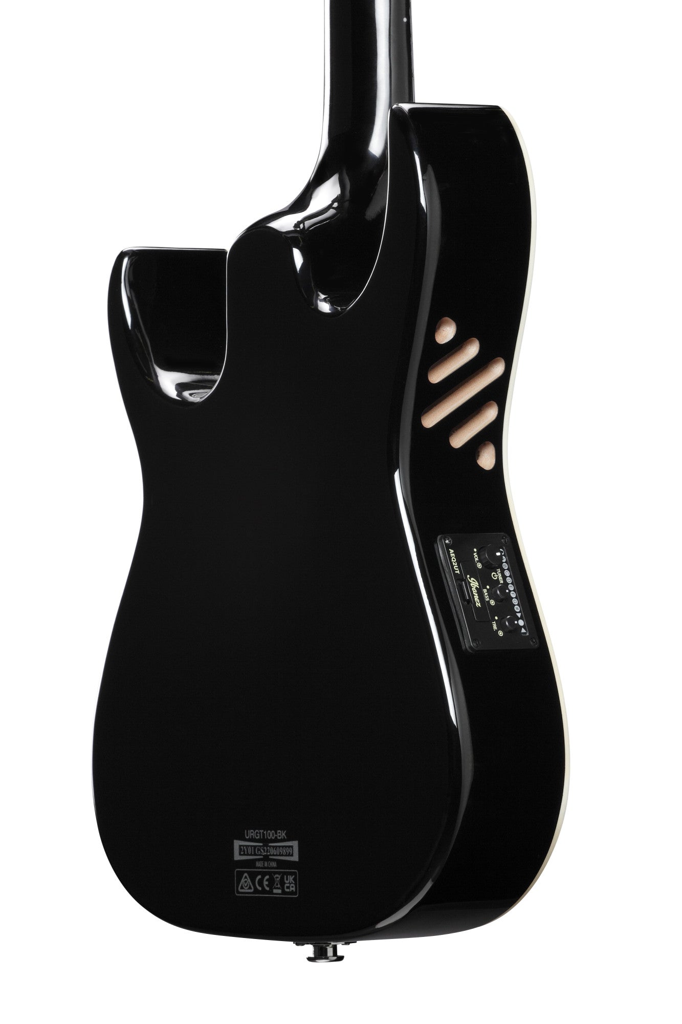 IBANEZ RG Ukulele Black High Gloss