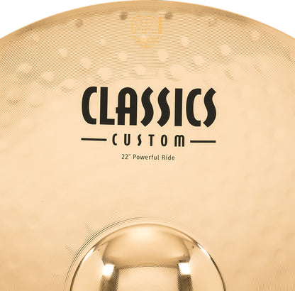 MEINL Cymbals Classics Custom Brilliant Powerful Ride - 22"