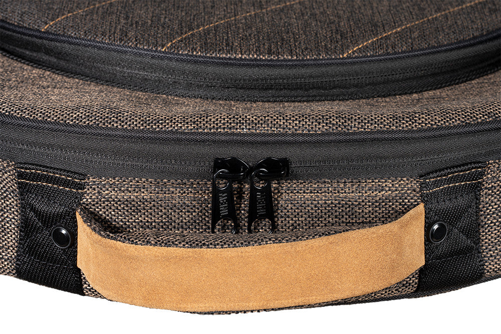 MEINL Cymbals Classic Woven Cymbal Bag - 22” Mocha Tweed
