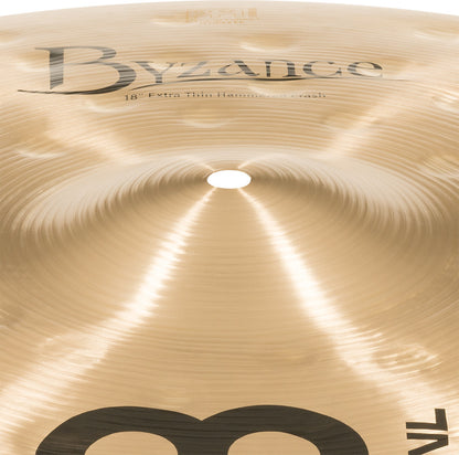 MEINL Cymbals Byzance Traditional Extra Thin Hammered Crash - 18"