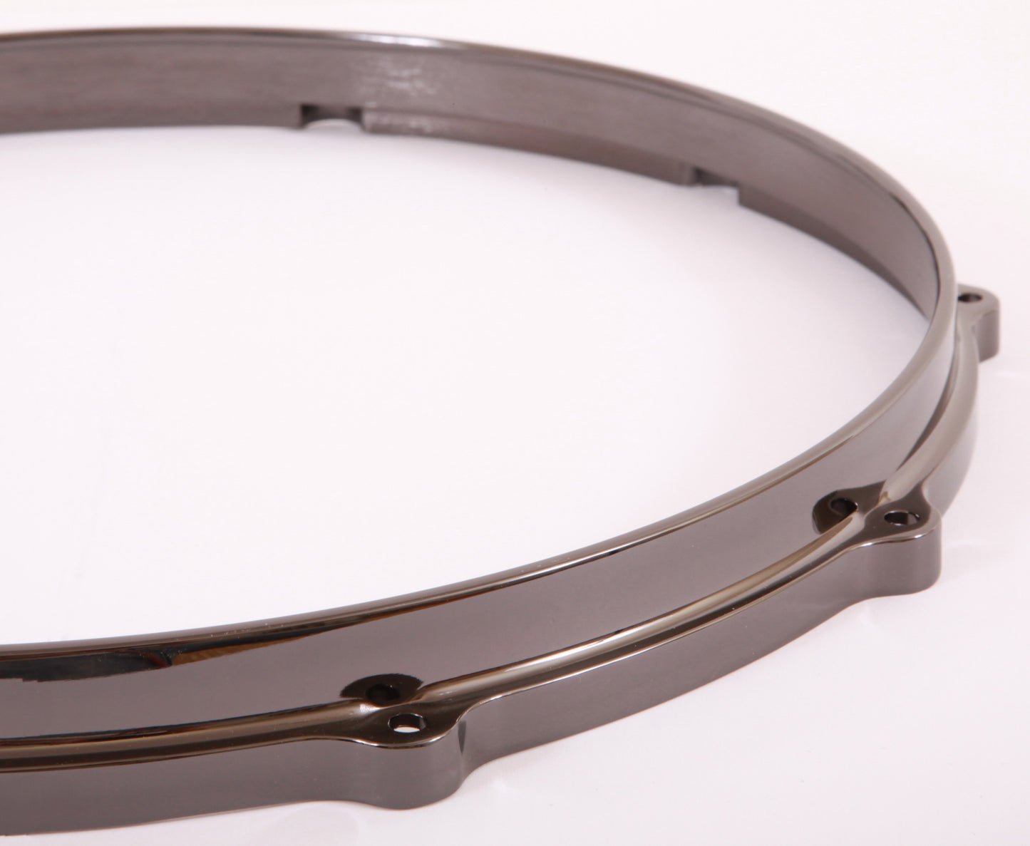 TAMA Die-Cast Hoop 14" 10-Loch - Black Nickel Batter Side