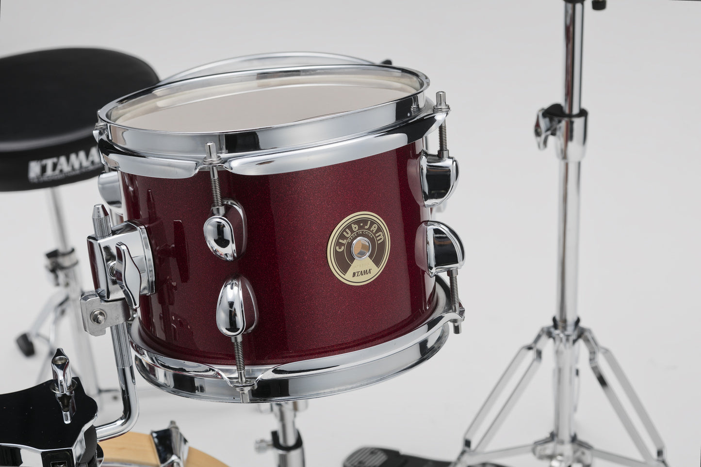 TAMA Club-Jam Flyer Ultra Compact Shell Kit 4 teilig - Candy Apple Mist/Chrom HW