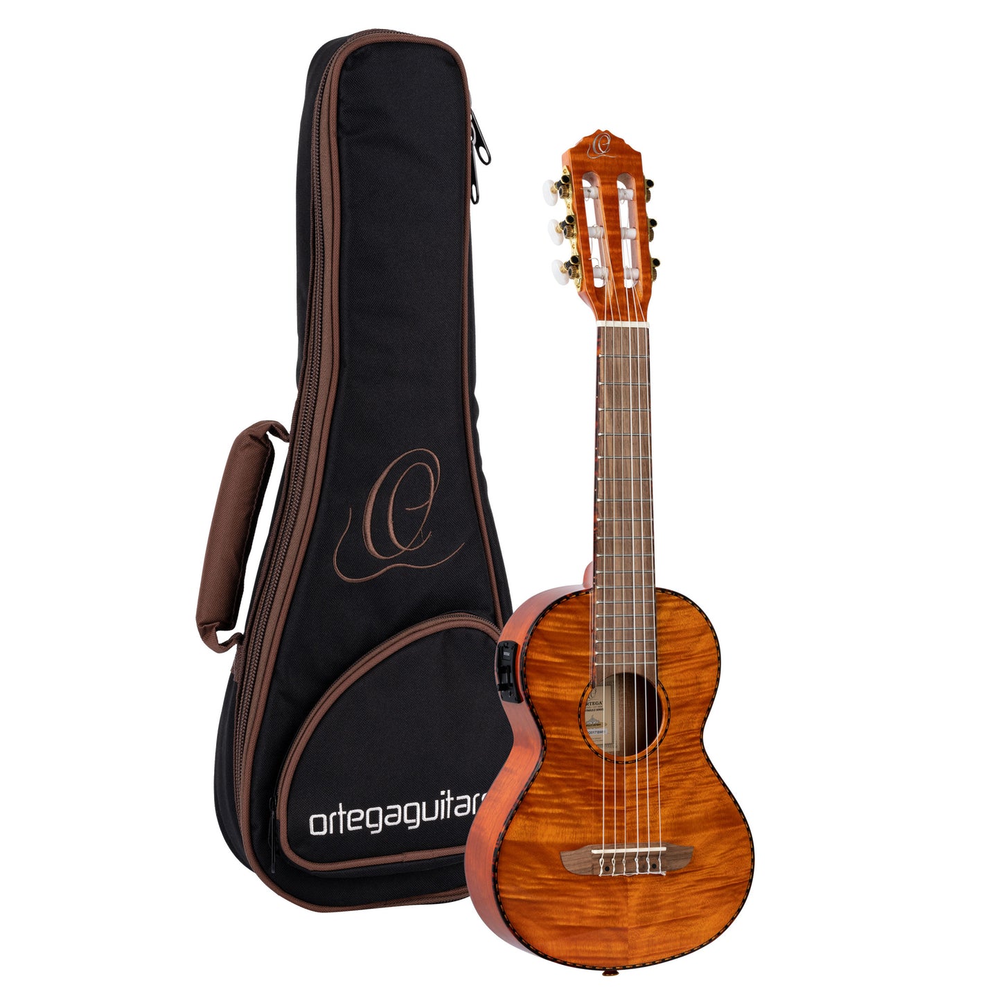 ORTEGA Mini Travel Series 1/8 Guitar 6-String - Natural + Gig Bag