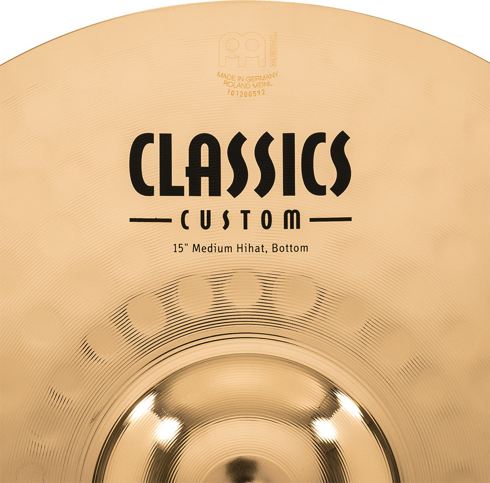 MEINL Cymbals Classics Custom Brilliant Medium Hihat - 15"