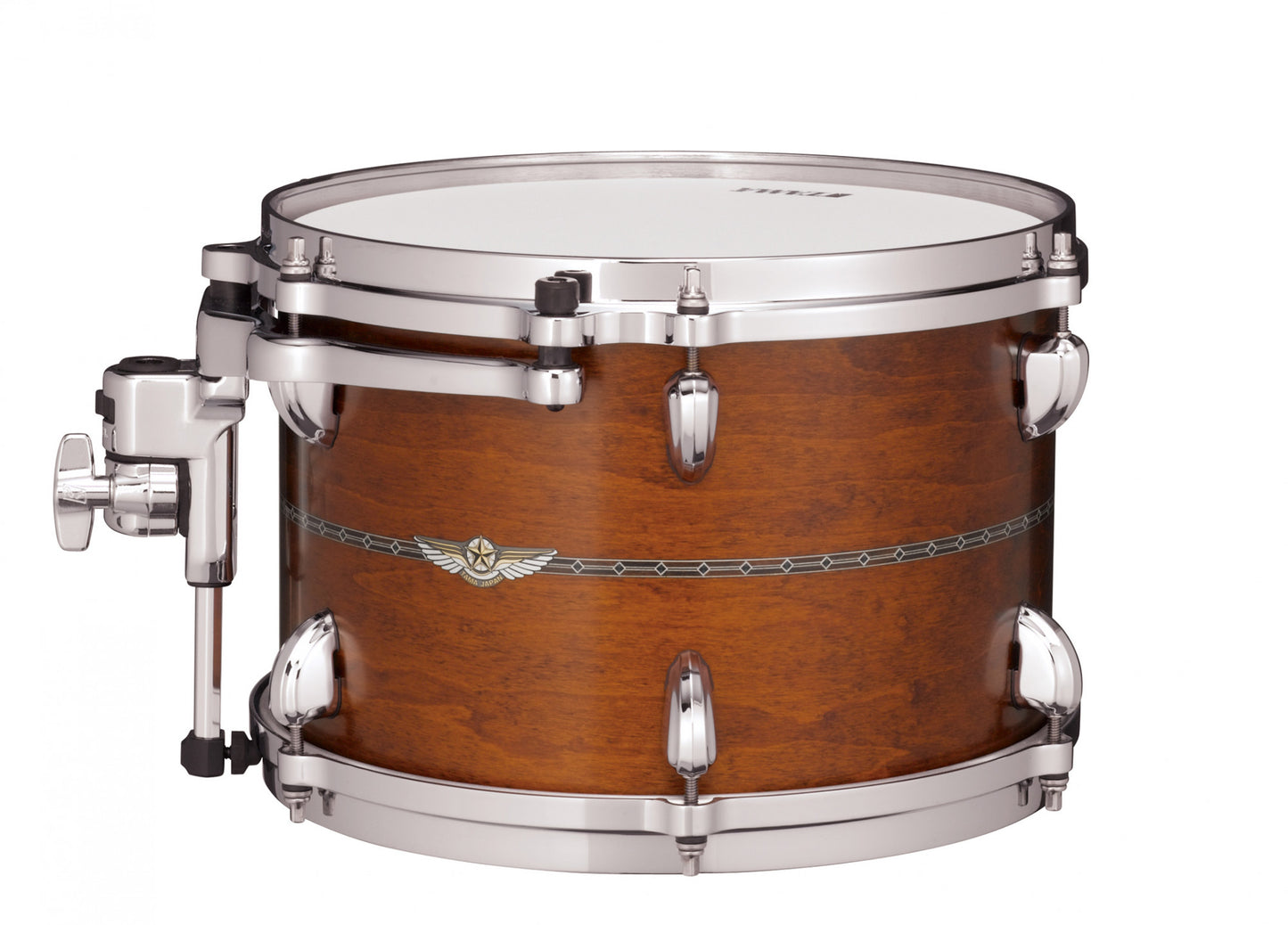 TAMA STAR Maple Rack Tom 12" x 9" - Satin Antique Brown/Chrom HW/mit Inlay (outside)