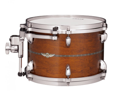 TAMA STAR Maple Rack Tom 10" x 7" - Satin Antique Brown/Chrome HW/with Inlay (outside)