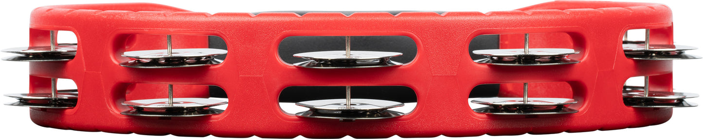 MEINL Percussion Headliner® Series Molded ABS Dual-Row Tambourine - Red