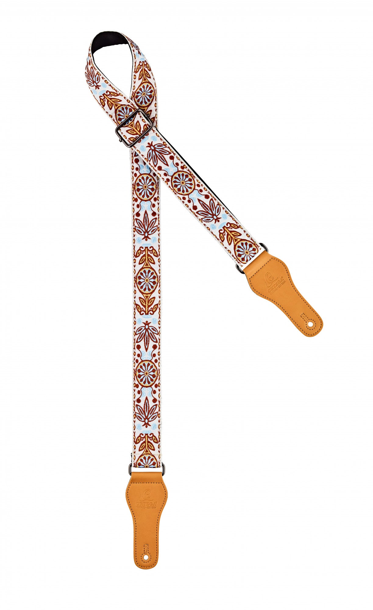 ORTEGA Creative Series Baumwollukulelengurt - Classic White