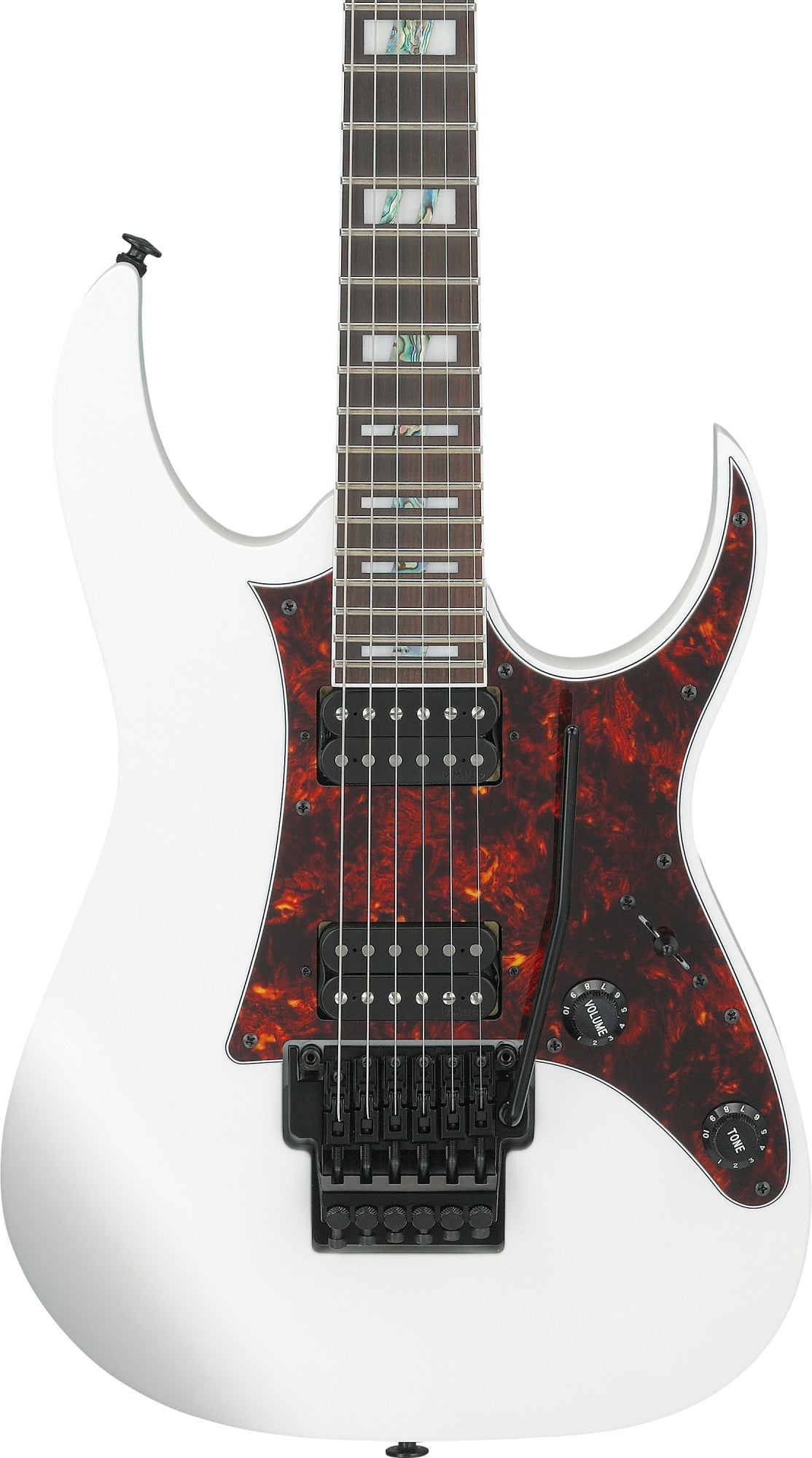 IBANEZ Prestige RG E-Gitarre 6-String - White Flat + Koffer