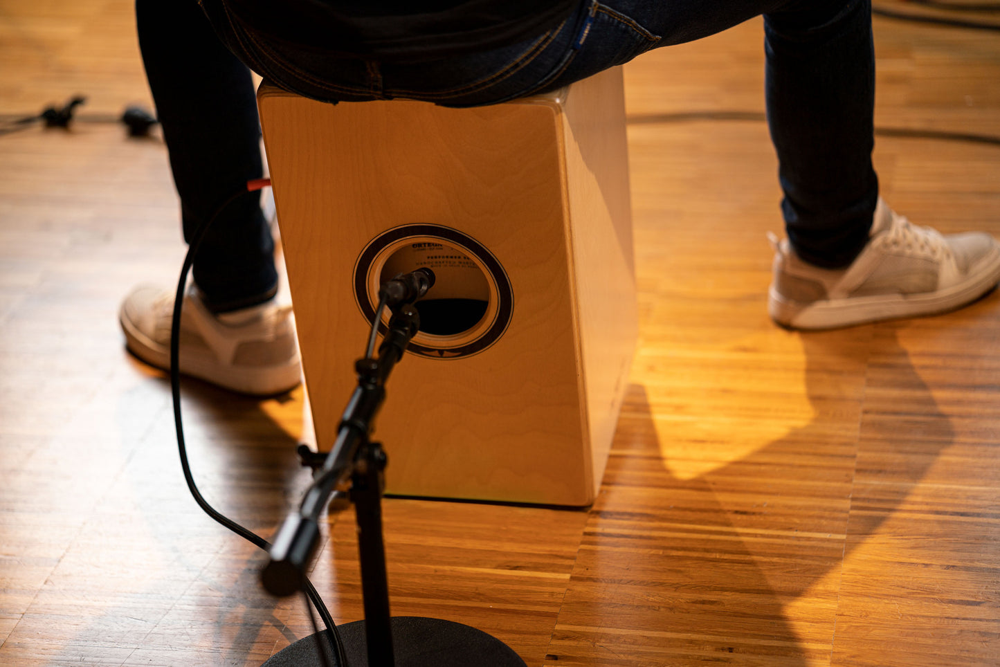ORTEGA Performer Series Cajon Lefty - Cedar / Baltic Birch Natural