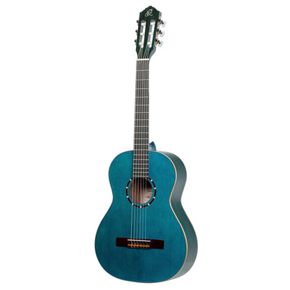 ORTEGA Family Series 3/4 Konzertgitarre 6 String - Ocean Blue + Bag