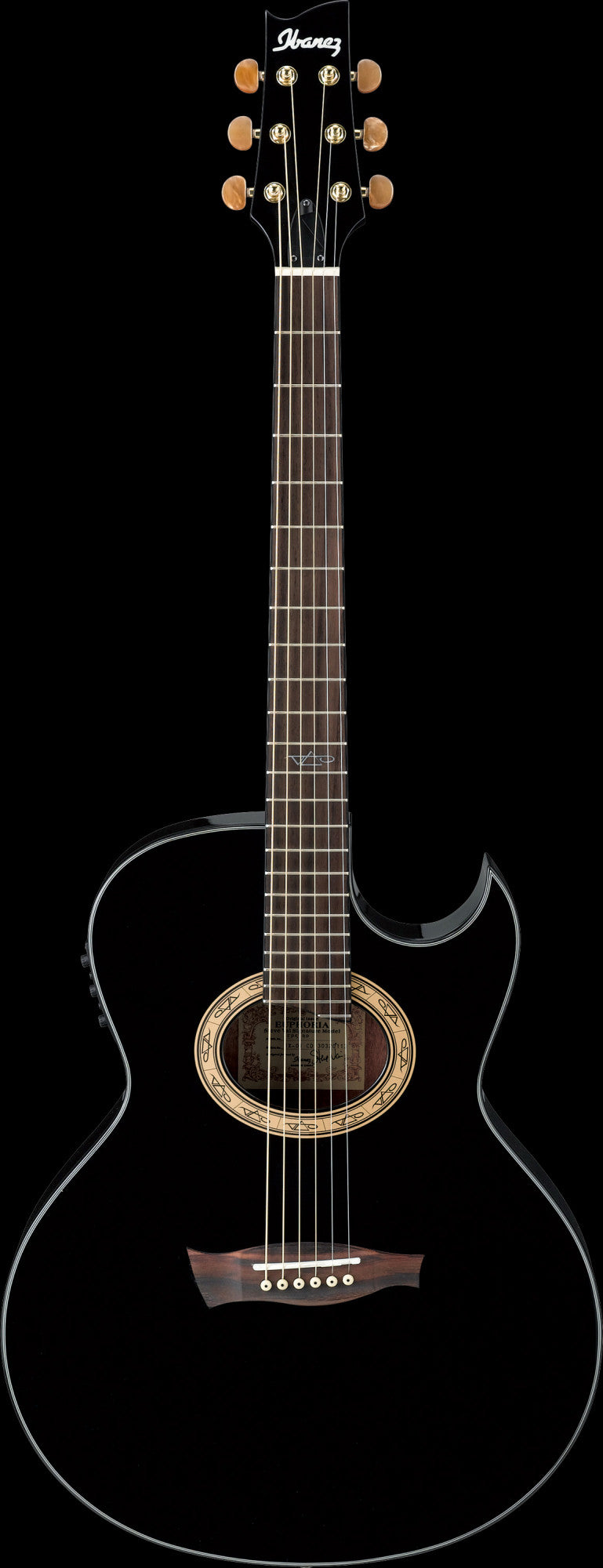 IBANEZ Steve Vai Signature Akustikgitarre 6-String - Black Pearl
