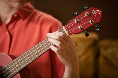 ORTEGA Earth Series Concert Ukulele 4 String - Fire Red