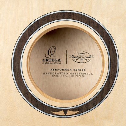 ORTEGA Performer Serie Cajon Lefty - Walnut / Baltic Birch Natural