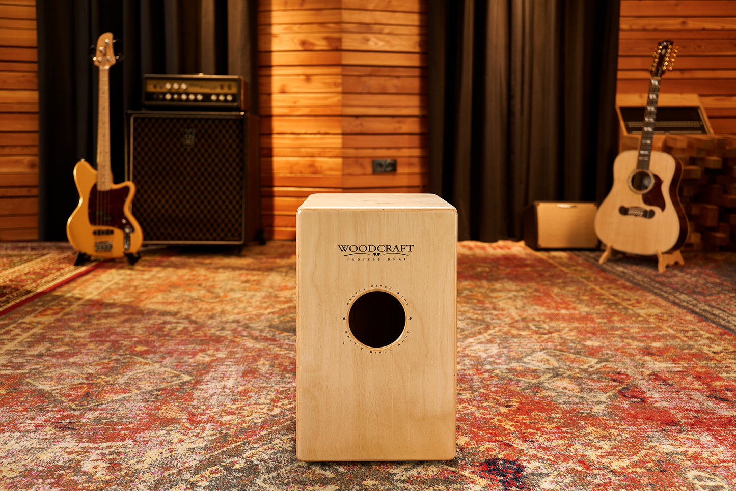 MEINL Percussion Woodcraft Professional Series String Cajon - Mahogany