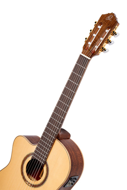 ORTEGA Performer Series 4/4 Konzertgitarre 6-String Lefty - Natural + Gigbag