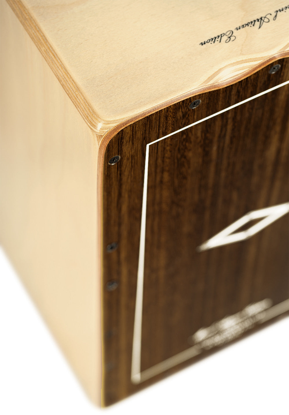 MEINL Percussion Artisan Edition Series String Cajon Tango Line - Brown Eucalyptus